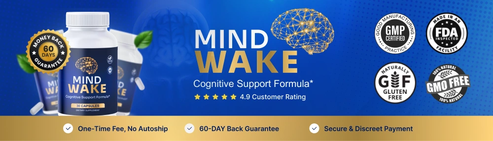 Mind Wake checkout banner