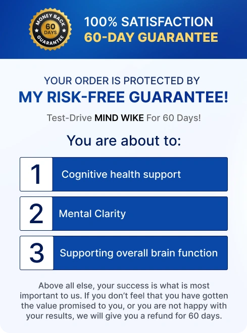 Mind Wake 60-day guarantee